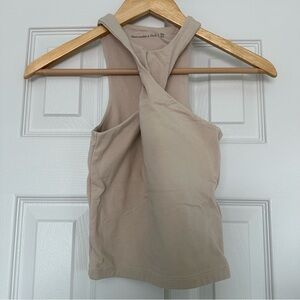 Abercrombie & Fitch Women's Tan Top